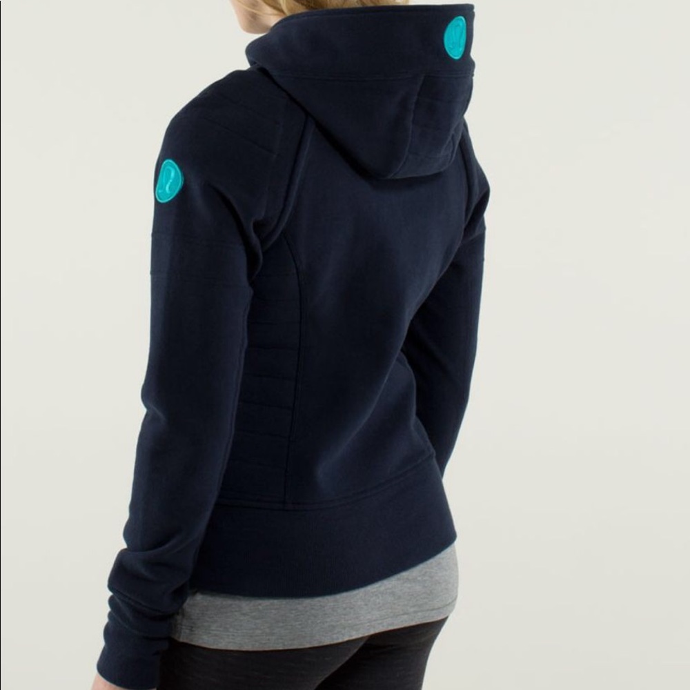 ❌SOLD❌Lululemon Vest/Hoodie size 8 Navy - Picture 1 of 7